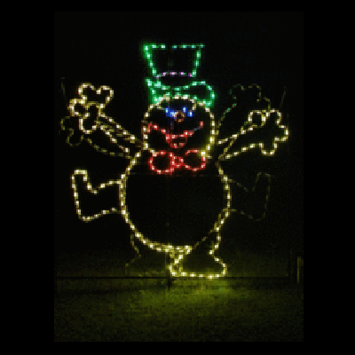 Christmastopia.com Frosty Snowman Dancing Animated LED Lighted Outdoor Commercial Christmas Decoration