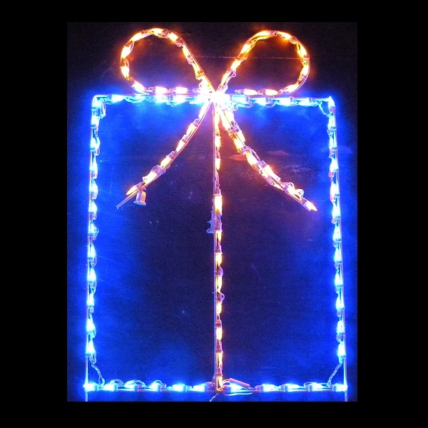 Christmastopia.com Gift Box Pick Your Color LED Lighted Outdoor Christmas Decoration