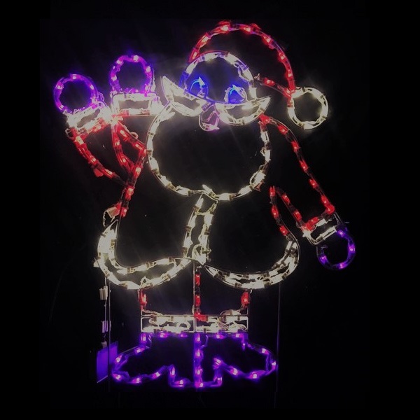 Christmastopia.com Santa Claus Waving Animated LED Lighted Outdoor Lawn Decoration