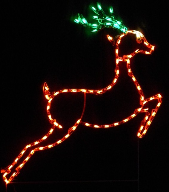 Christmastopia.com Reindeer Leaping LED Lighted Outdoor Christmas Decoration