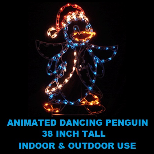 Christmastopia.com Penguin Dancing Animated LED Lighted Outdoor Lawn Decoration