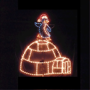 Christmastopia.com Penguin Dancing on Igloo Animated LED Lighted Outdoor Christmas Decoration