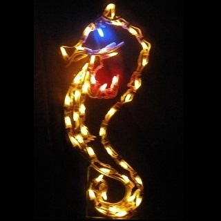 Christmastopia.com Sea Horse LED Lighted Outdoor Nautical Decoration