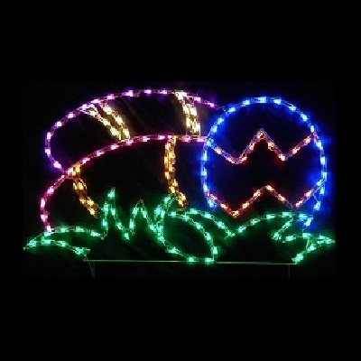 Christmastopia.com Easter Eggs in Grass LED Lighted Outdoor Easter Decoration