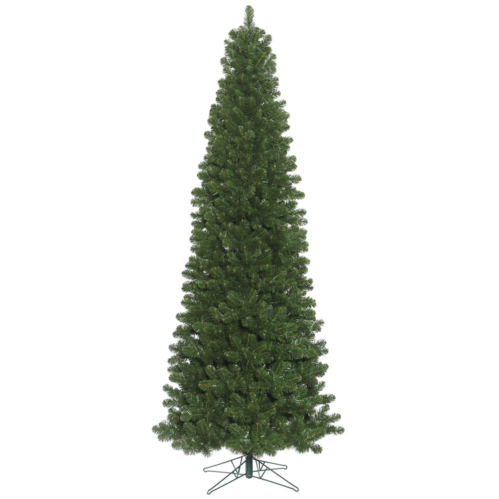 9.5 Foot Oregon Fir Slim Artificial Christmas Tree Unlit