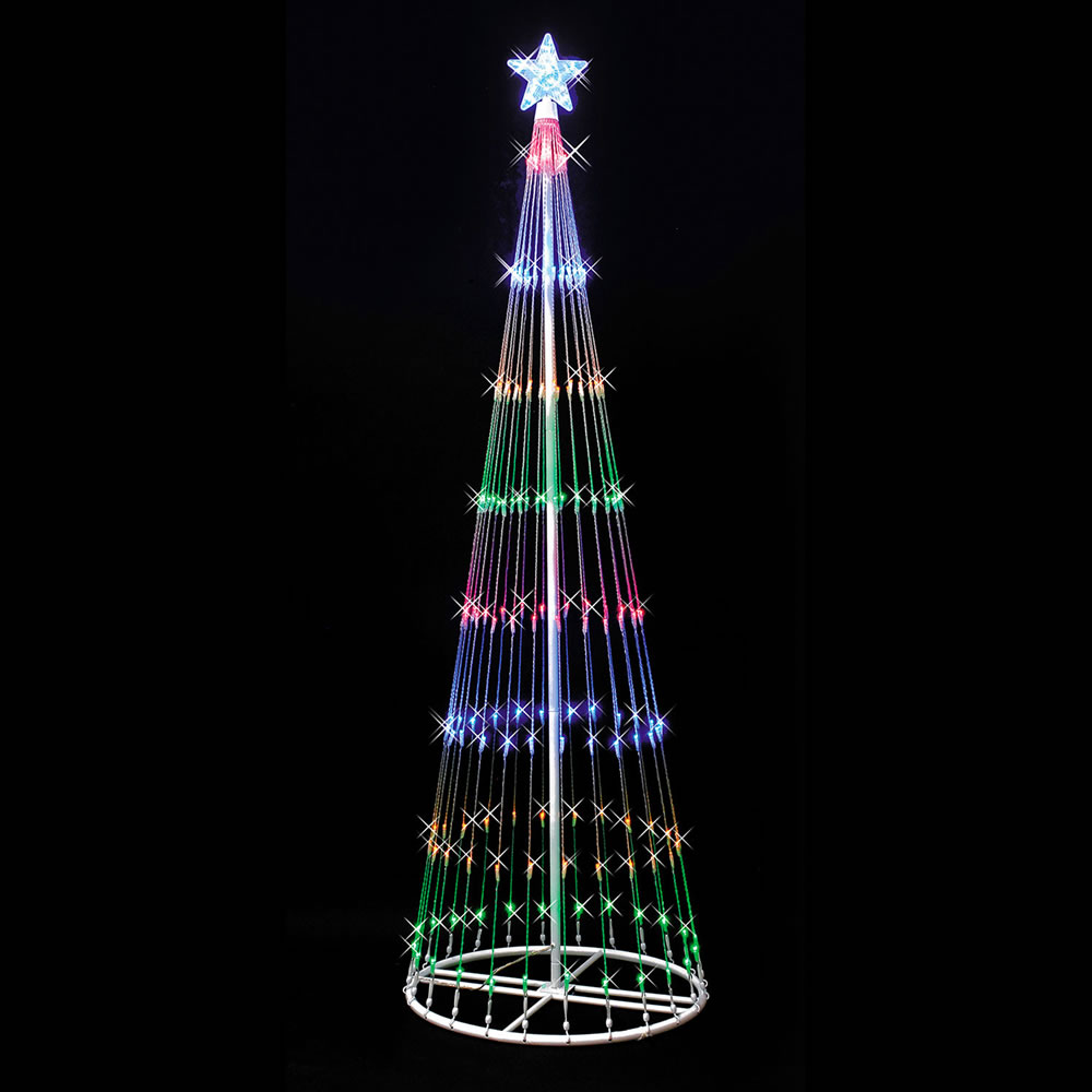 Christmastopia.com 4 Foot Christmas Light Show Tree 152 LED M5 Italian Multi Color Mini Lights