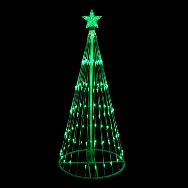 Christmastopia.com - 9 Foot Christmas Light Show Tree 344 LED M5 Italian Green Mini Lights
