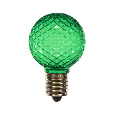 LED G40 Globe Green C7 Socket Christmas Replacement Bulbs Set Of 100