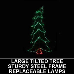 Christmastopia.com - Christmas Tree Swaying Large LED Lighted Lawn Decoration