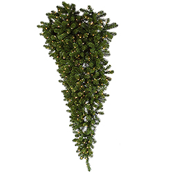 Christmastopia.com 6 Foot American Upside Down Artificial Cristmas Tree 600 DuraLit Clear Lights