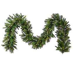 Christmastopia.com 9 Foot Cashmere Garland 100 DuraLit Clear Lights