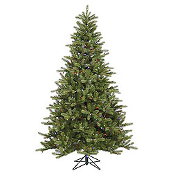 5.5 Foot King Spruce Artificial Christmas Tree 250 LED Multi Lights