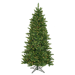 6.5 Foot Camdon Slim Artificial Christmas Tree 550 DuraLit Clear Lights