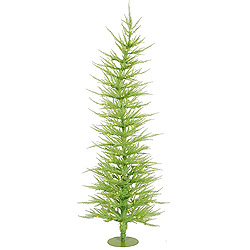Christmastopia.com 5 Foot Chartreuse Laser Artificial Christmas Tree 100 Clear Lights