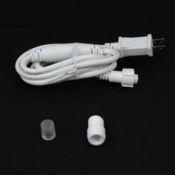 Christmastopia.com - LED Instant Flexilight Power Cord And Power Connector With Rectifier