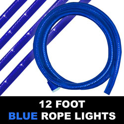 Christmastopia.com Blue Rope Lights 12 Foot