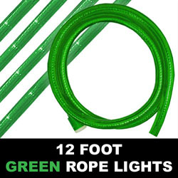 Christmastopia.com - Green Rope Lights 12 Foot