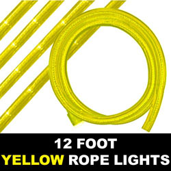 Christmastopia.com Yellow Rope Lights 12 Foot