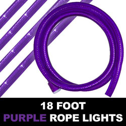 Christmastopia.com Purple Rope Lights 18 Foot