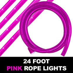 Christmastopia.com Sakura Pink Rope Lights 24 Foot