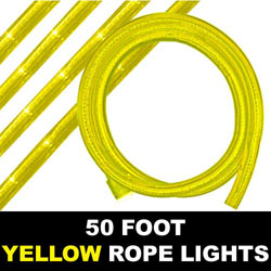Christmastopia.com Yellow Rope Lights 50 Foot