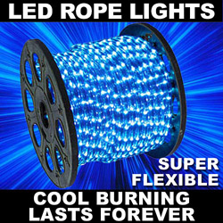 Christmastopia.com - 150 Foot Blue LED Rope lights