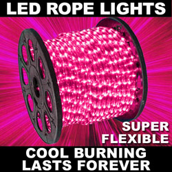 Christmastopia.com 150 Foot Pink LED Rope Lights
