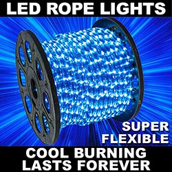Christmastopia.com - 150 Foot LED Blue Rope Lights 3 Foot Segments