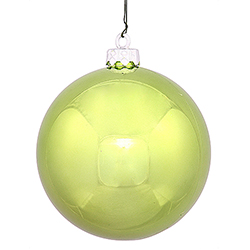 Christmastopia.com - 2.75 Inch Lime Green Shiny Finish Round Christmas Ball Ornament Shatterproof UV