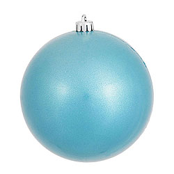 3 Inch Turquoise Candy Round Ornament 12 per Set