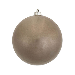 4 Inch Pewter Candy Round Ornament 6 per Set