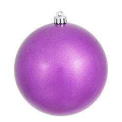 Christmastopia.com - 8 Inch Orchid Candy Round Christmas Ball Ornament