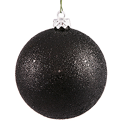 Christmastopia.com - 10 Inch Black Sequin Round Ornament