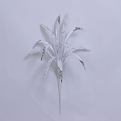 Christmastopia.com - 36 Inch White Papyrus Flower Ornament 17 Inch Flower