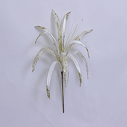 Christmastopia.com - 36 Inch Cream Papyrus Flower Ornament 17 Inch Flower