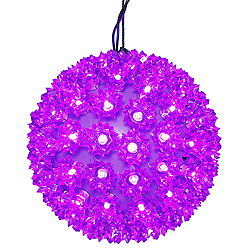 Christmastopia.com - 6 Inch LED Purple Starlight Sphere 50 LED Purple Lights