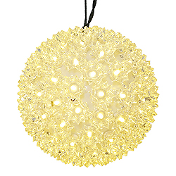 Christmastopia.com 7.5 Inch Twinkling Lighted Starlight Sphere 100 LED Warm White Lights