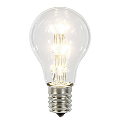Christmastopia.com - A19 LED Warm White Transparent Retrofit Replacement Bulb E26 Nickle Base