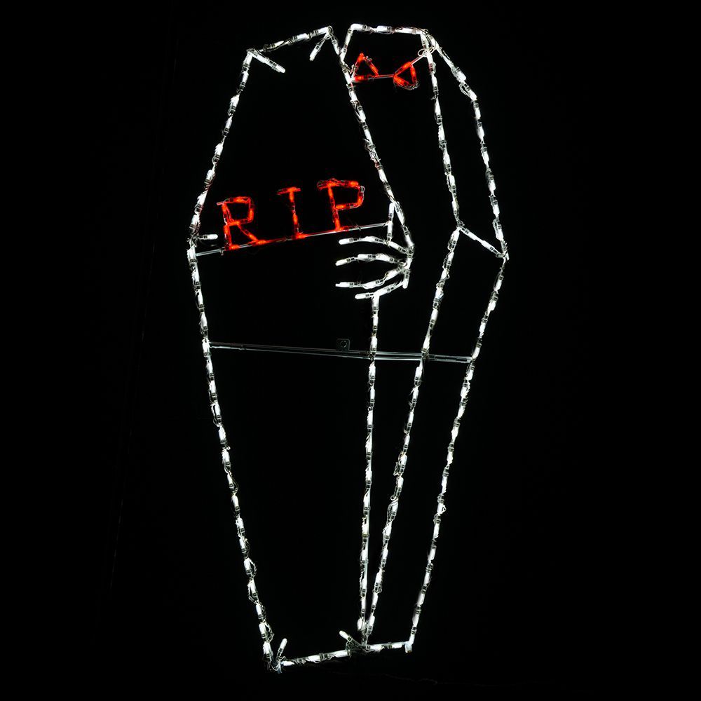 Christmastopia.com Coffin Box LED Lighted Halloween Lawn Decoration