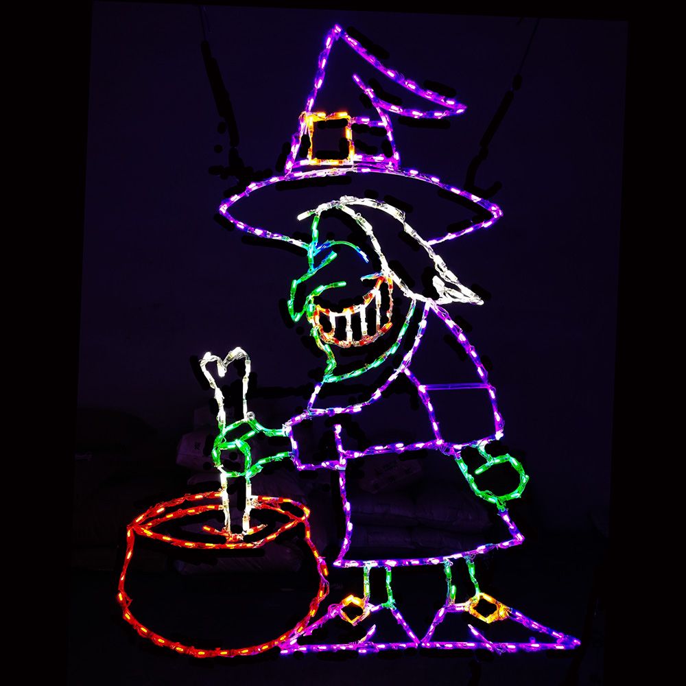Christmastopia.com Brewing Witch LED Lighted Outdoor Halloween Decoration