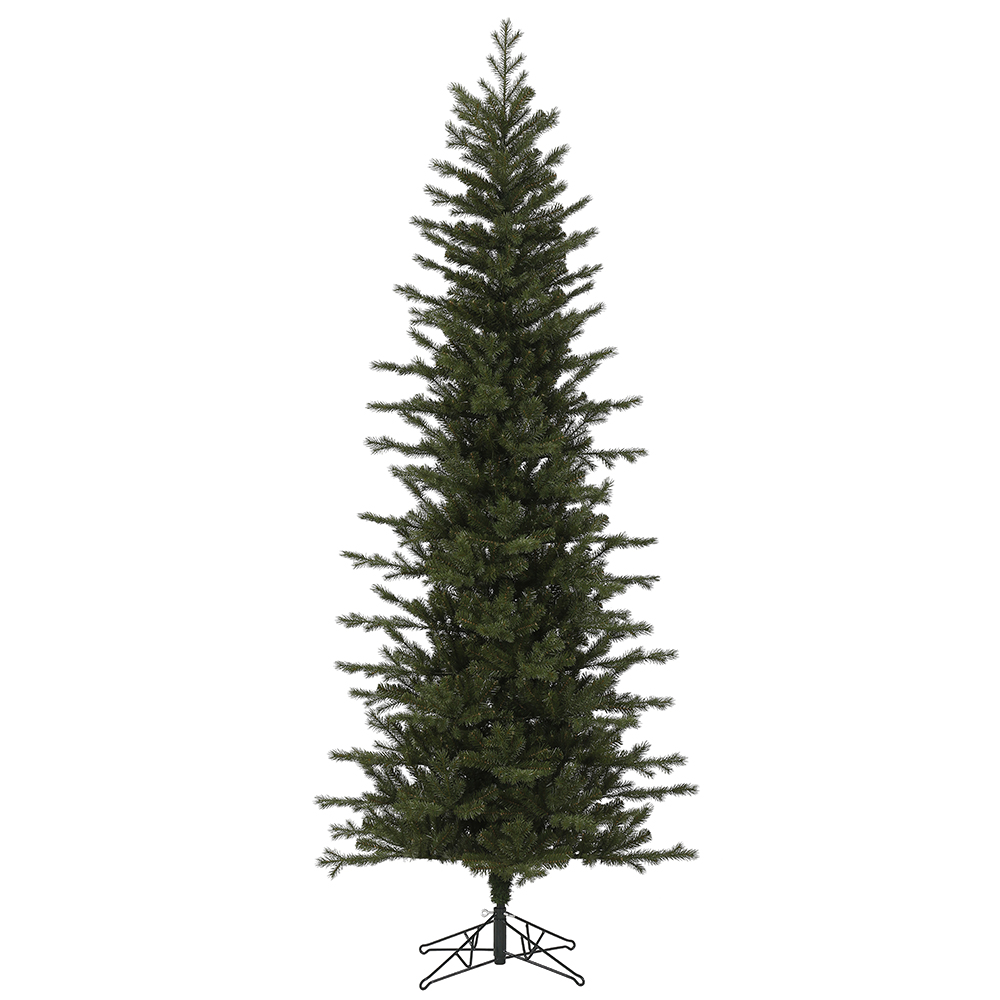 9 Foot Hillside Pencil Spruce Artificial Christmas Tree Unlit