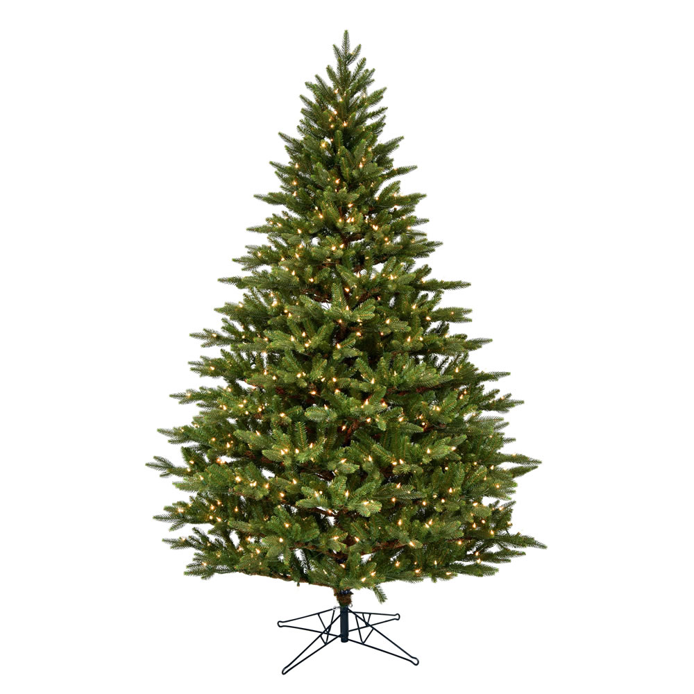 4.5 Foot Douglas Artificial Christmas Tree 300 DuraLit Incandescent Clear Mini Lights