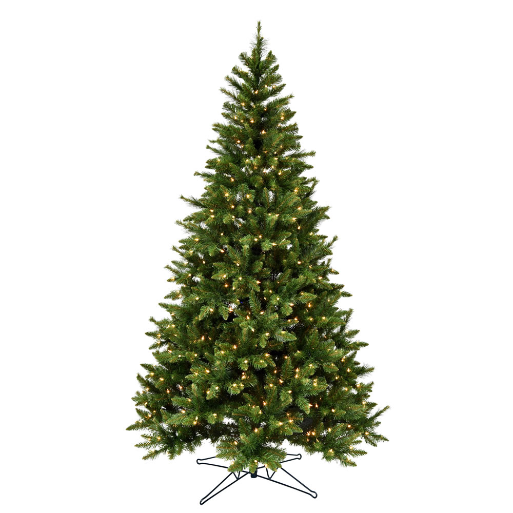 4.5 Foot Bennington Spruce Artificial Christmas Tree - 300 Duralit Incandescent Clear Mini Lights