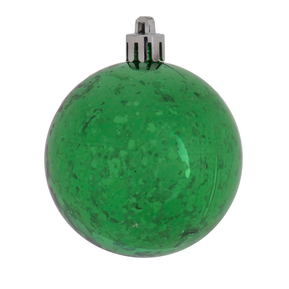 Christmastopia.com 8 Inch Green Shiny Mercury Mardi Gras  Ball Ornament Shatterproof