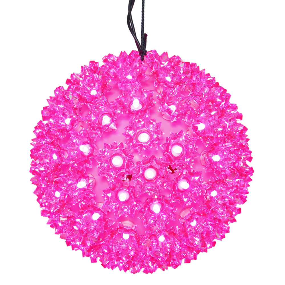 150 LED Pink Starlight Christmas Light Sphere Lead Wire