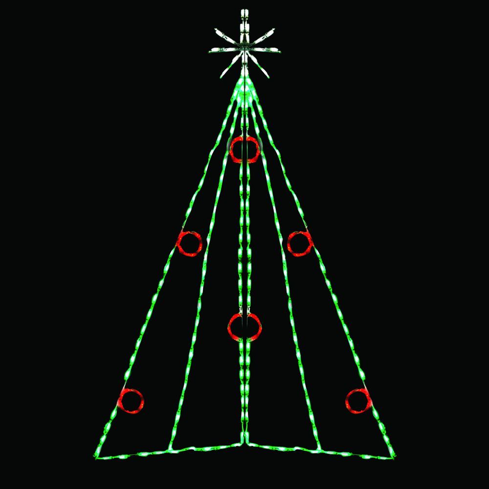 Christmastopia.com Christmas Tree With Berries LED Lighted Outdoor Lawn Decoration