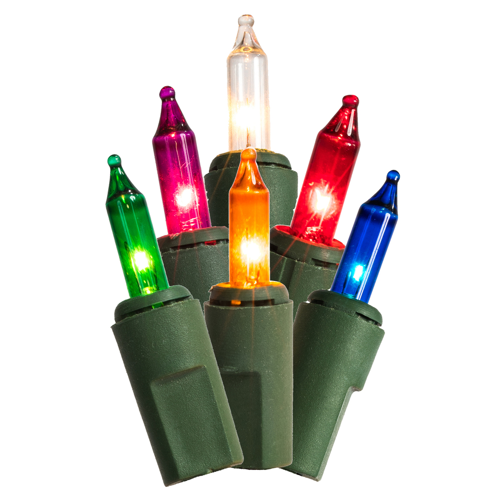 Christmastopia.com 50 DuraLit Incandescent Multi Color A-Tree Replacement Bulbs