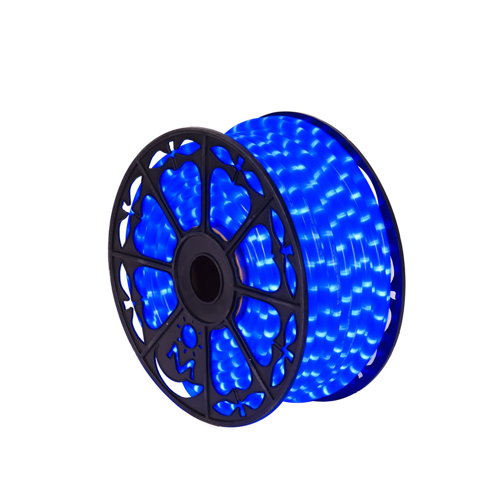 Christmastopia.com 150 Foot Fluorescent Blue LED Rope Light Spool​