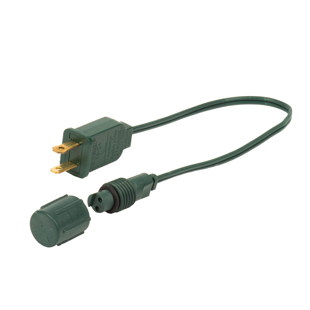 Christmastopia.com 12 Inch Green Wire Coaxial Power Cord for X6G6601PBG