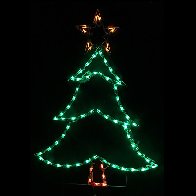 Christmastopia.com Small Christmas Tree LED Lighted Outdoor Lawn Decoration